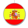 SALE Deko-Hänger Spanien Flagge, 28 cm