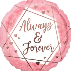 SALE Folienballon Always Forever Watercolor