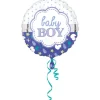 SALE Folienballon Baby Boy Muschel