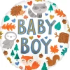 SALE Folienballon Baby Boy Woodland