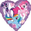 SALE Folienballon My Little Pony Heart, ca. 45 cm