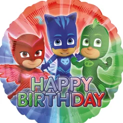 SALE Folienballon PJ Mask Birthday, ca. 43 cm