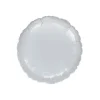 SALE Folienballon Rund Metallic Silber, ca. 45cm
