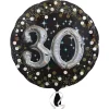 SALE Folienballon Sparkling Birthday 30th, 81 cm