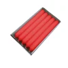 SALE Getauchte glatte Tafel-Kerzen, ca. Höhe: 185mm, Ø 21mm, Vorteilspack mit 10 Stück, Farbe: Rot