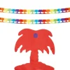 SALE Girlande Palme aus Papier, 4m, bunt