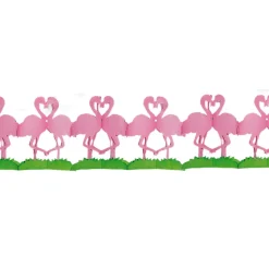 SALE Girlande pinke Flamingos, 3 m