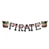 SALE Girlande PIRATE, Totenkopfinsel, 165 cm