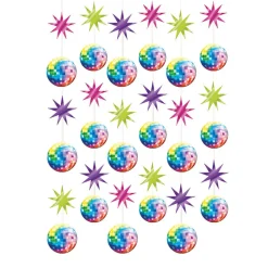 SALE Girlande 70's Disco Fever, 6 Stück à 2 m