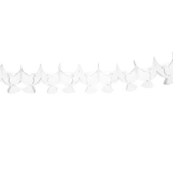SALE Girlande Taube, Papier 6 m, 1 Stk.