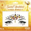 SALE Glitzersteine fürs Gesicht, Glitter, Sonnenuntergangs Göttin, Gelbtöne