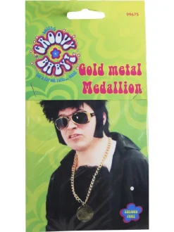 SALE Goldmedaille-Medaillon an Kette