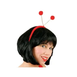 SALE Haarreif Käfer mit roten Pompoms