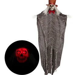 SALE Halloween-Deko-Figur SKELETT BRÄUTIGAM, blinkend, Größe ca. 105 cm
