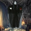 SALE Halloween-Deko Figur sprechende Puppe mit Licht- und Soundeffekten, 90cm