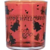 SALE Halloween-Deko Windlicht / Glas, 2 Stück, ca. 7x8cm