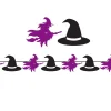 SALE Halloween Girlande Hexe und Hut, 3m