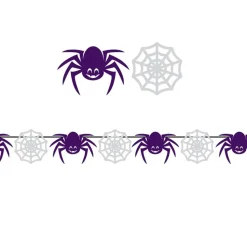 SALE Halloween Girlande Spinne und Netz, 3m