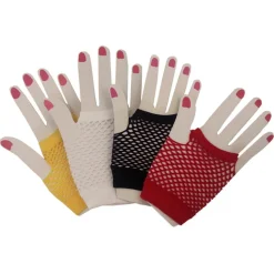 SALE Handschuhe fingerlos, genetzt, sortiert, 1 Paar
