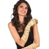 SALE Handschuhe Hollywood, ca. 50 cm, gold