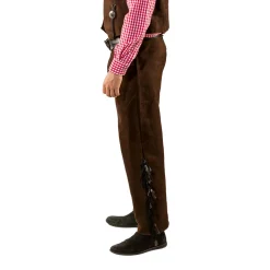 SALE Herren-Chaps Wildlederoptik, braun, Gr. 56-58