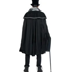 SALE Herren-Kostüm Gothic-Cape, Jacke mit angenähtem Umhang, Gr. S / 48