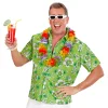 SALE Herren-Kostüm Hawaiihemd, grün, Gr. M-L