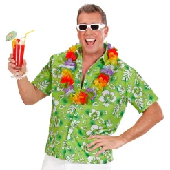 SALE Herren-Kostüm Hawaiihemd, grün, Gr. M-L