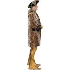 SALE Herren-Kostüm Leoparden Jacke, Gr. 48