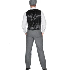 SALE Herren-Kostüm wilde 20er, schwarz-weiß, Gr. 48