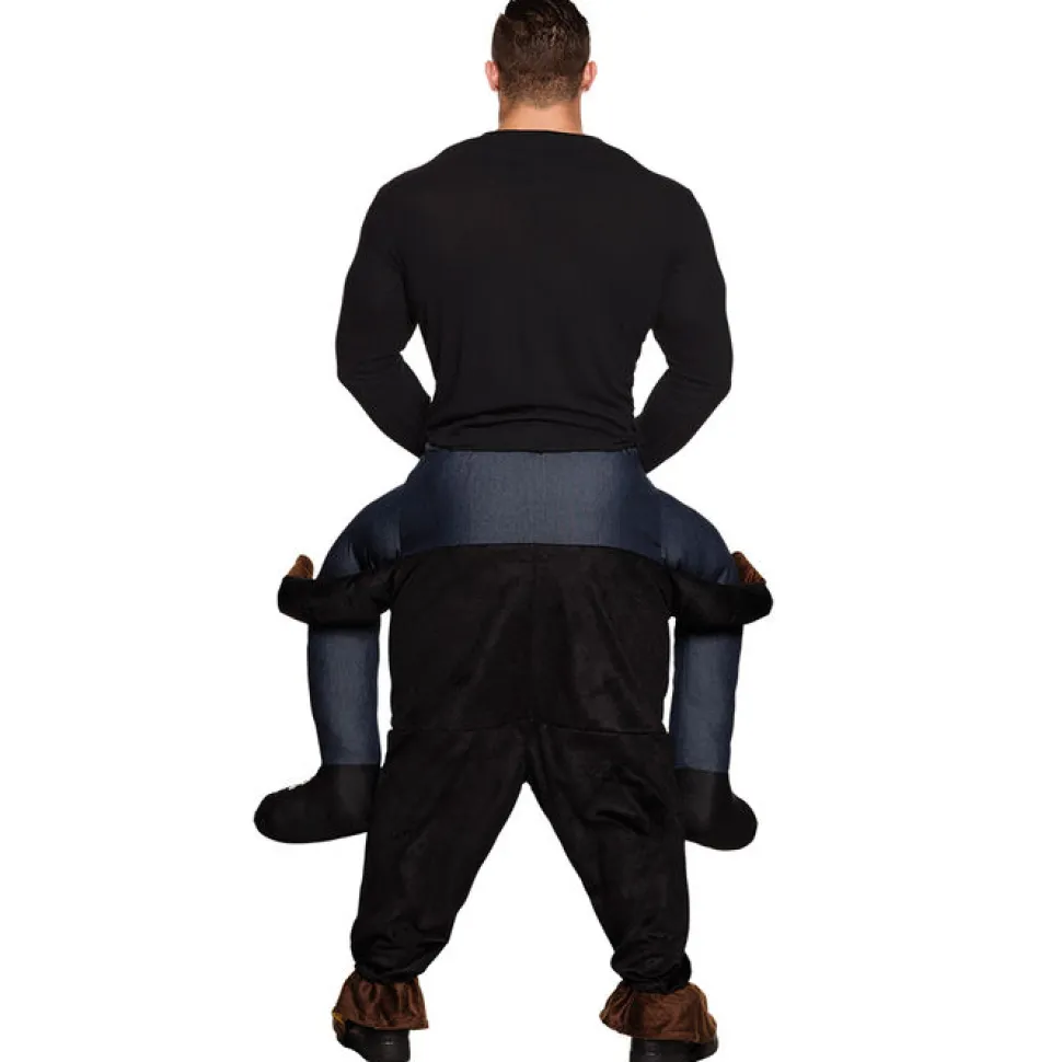 SALE Huckepack-Kostüm Gorilla, Einheitsgröße