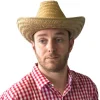 SALE Hut Cowboy Dallas aus Stroh, Einheitsgröße