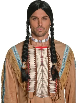 SALE Indianer-Brustplatte von amerikanischen Ureinwohnern inspiriert, weiß