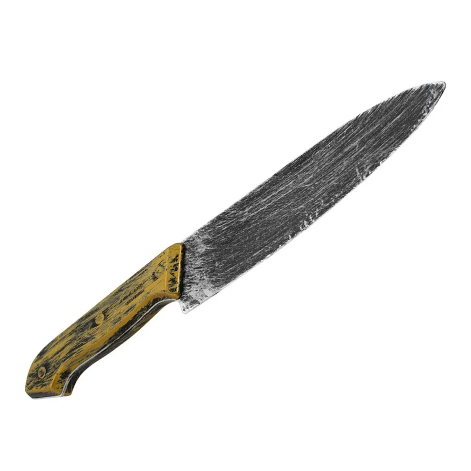 SALE Küchenmesser in Reality-Bronzeoptik, Halloweendeko, Größe ca. 30 cm x 4 cm