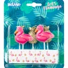 SALE Kerzen Flamingo & Ananas, 5 Stück