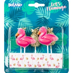 SALE Kerzen Flamingo & Ananas, 5 Stück