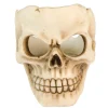 SALE Kerzenhalter in Form eines Totenkopfes aus Polyresin, Größe ca. 6 cm
