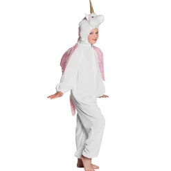 SALE Kinder-Kostüm Overall Einhorn, Gr. M bis 140cm Körpergröße - Plüschkostüm, Tierkostüm