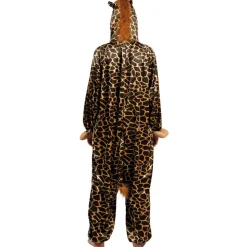 SALE Kinder-Kostüm Overall Giraffe, Gr. M bis 140cm Körpergröße - Plüschkostüm, Tierkostüm