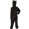 SALE Kinder-Kostüm Overall Katze, Gr. M bis 140cm Körpergröße - Plüschkostüm, Tierkostüm