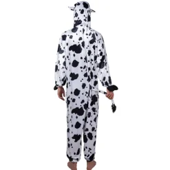 SALE Kinder-Kostüm Overall Kuh, Gr. M bis 140cm Körpergröße - Plüschkostüm, Tierkostüm