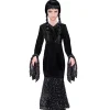 SALE Kinder-Kostüm Schwarzes Halloweenkleid, Gr. 116