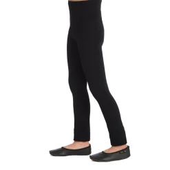SALE Kinder-Thermoleggings, schwarz, Gr. 122-134