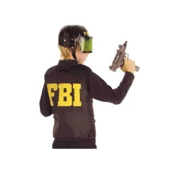 SALE Kinder-Weste FBI, schwarz, Gr. 128
