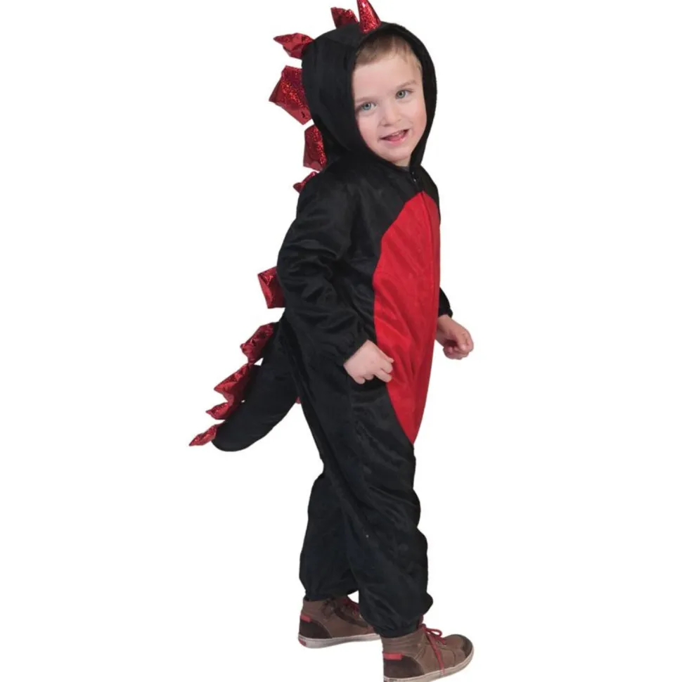 SALE Kleinkind-Kostüm Drache, Overall mit Kapuze, Gr. 92
