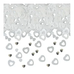 SALE Konfetti Herzen weiß, 14 g