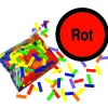 SALE Konfetti Streifen, rot, 250 g