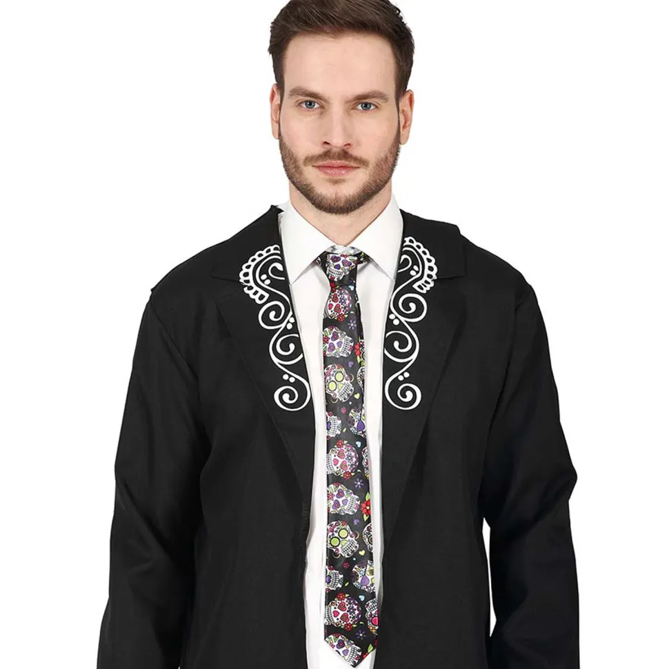 SALE Krawatte Day of the Dead, satinoptik