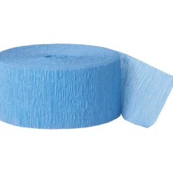 SALE Kreppband / Krepppapier, Länge: ca. 24 m, Farbe: Hellblau