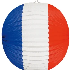 SALE Lampion Frankreich rot-weiß-blau, ø 26 cm